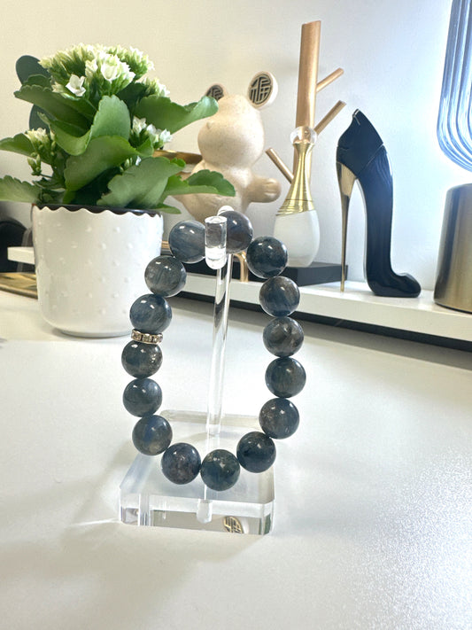 Dragon Scale Blue Crystal Bracelet