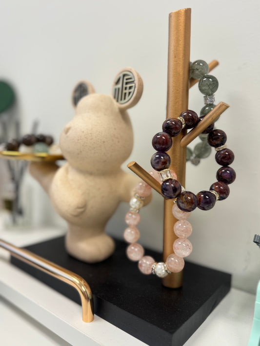 Full-Inclusion Purple Phantom Quartz