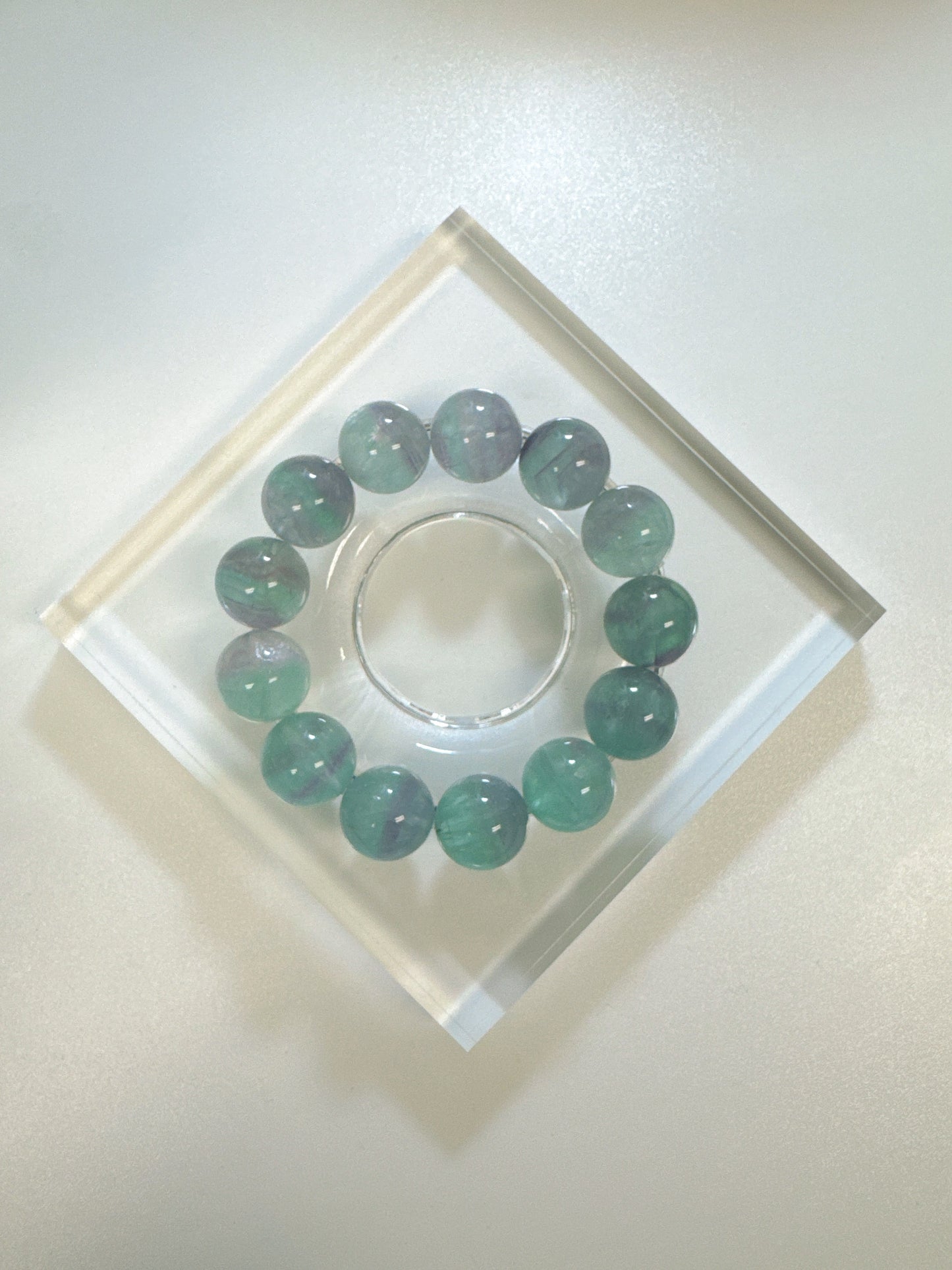 Mint Wave Fluorite Bracelet