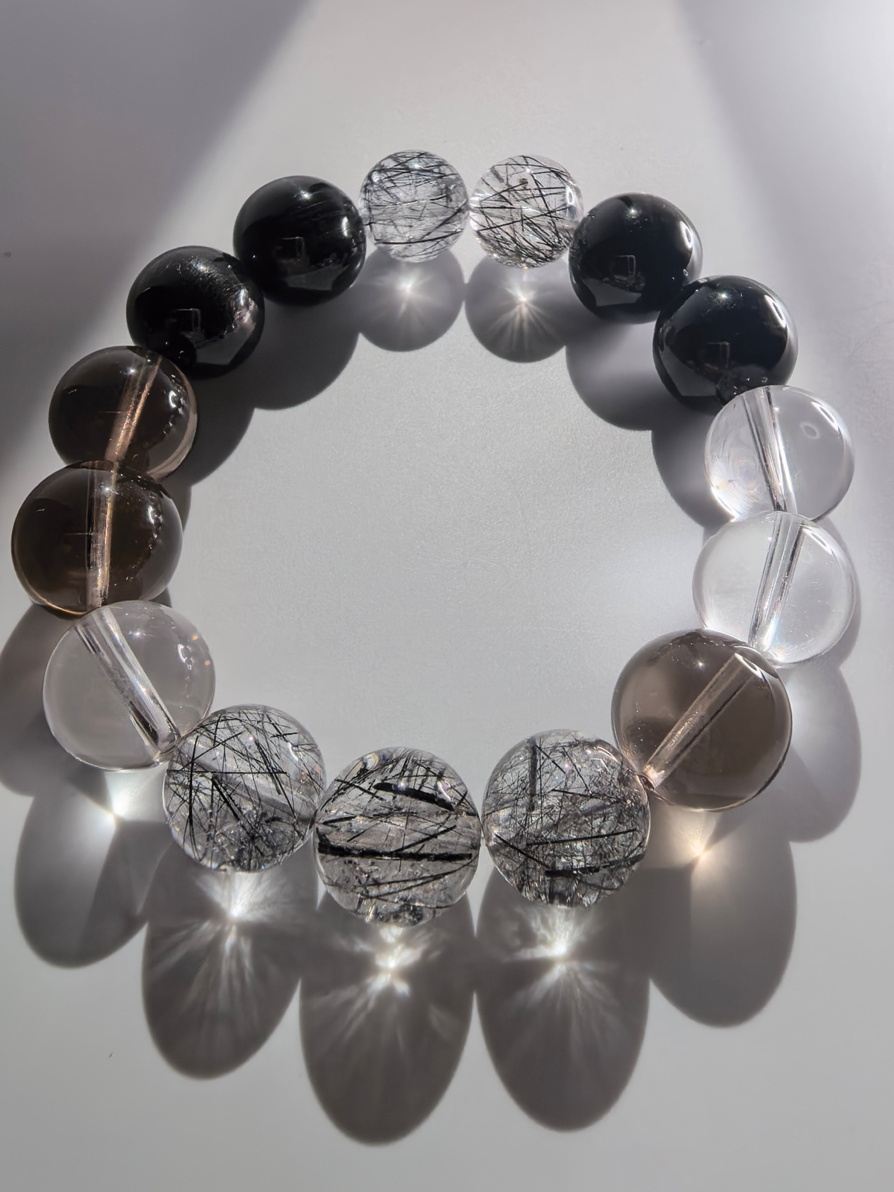 Multi-Gem Crystal Bracelet