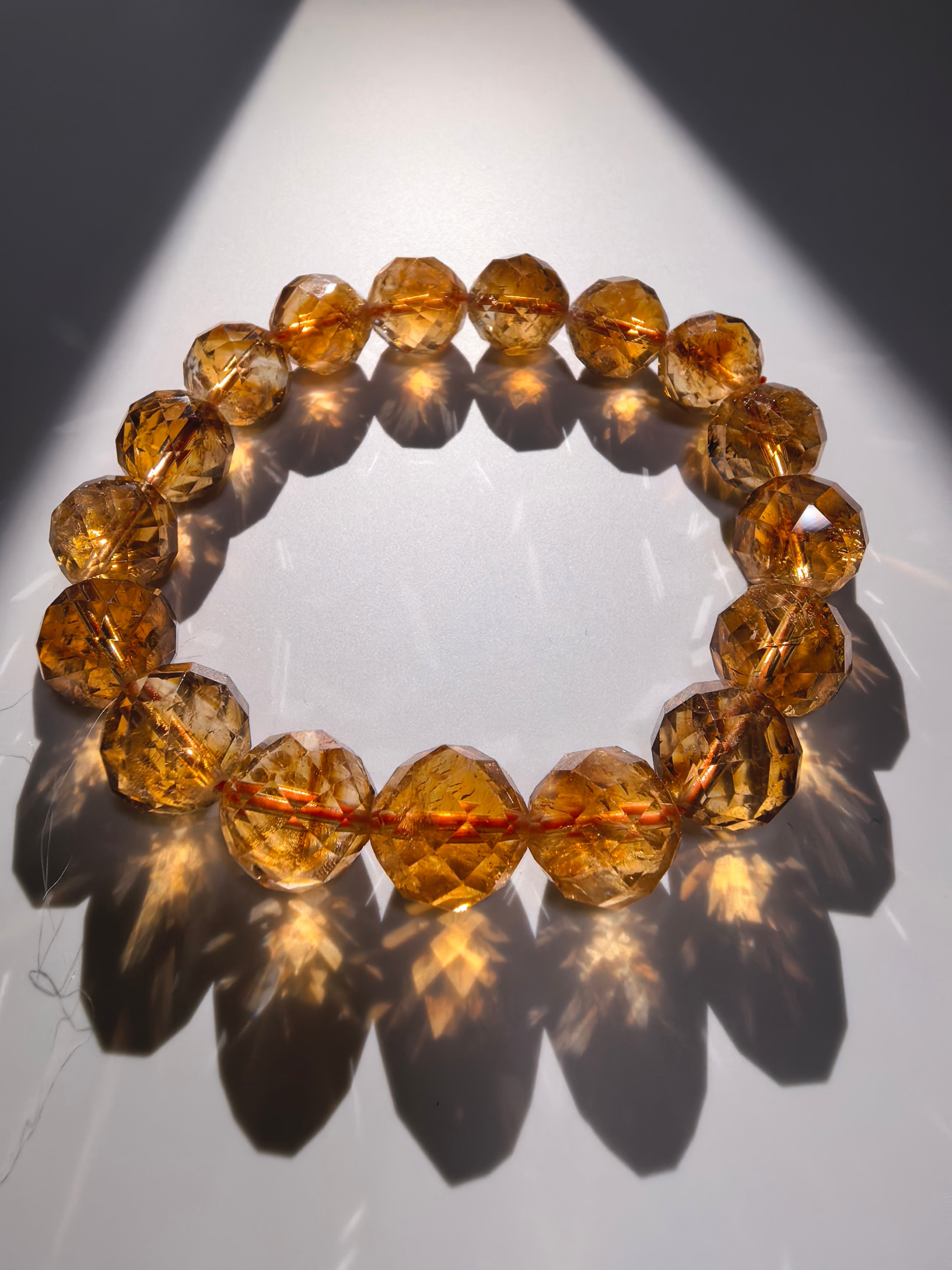 Intense Citrine (Pineapple Cut)