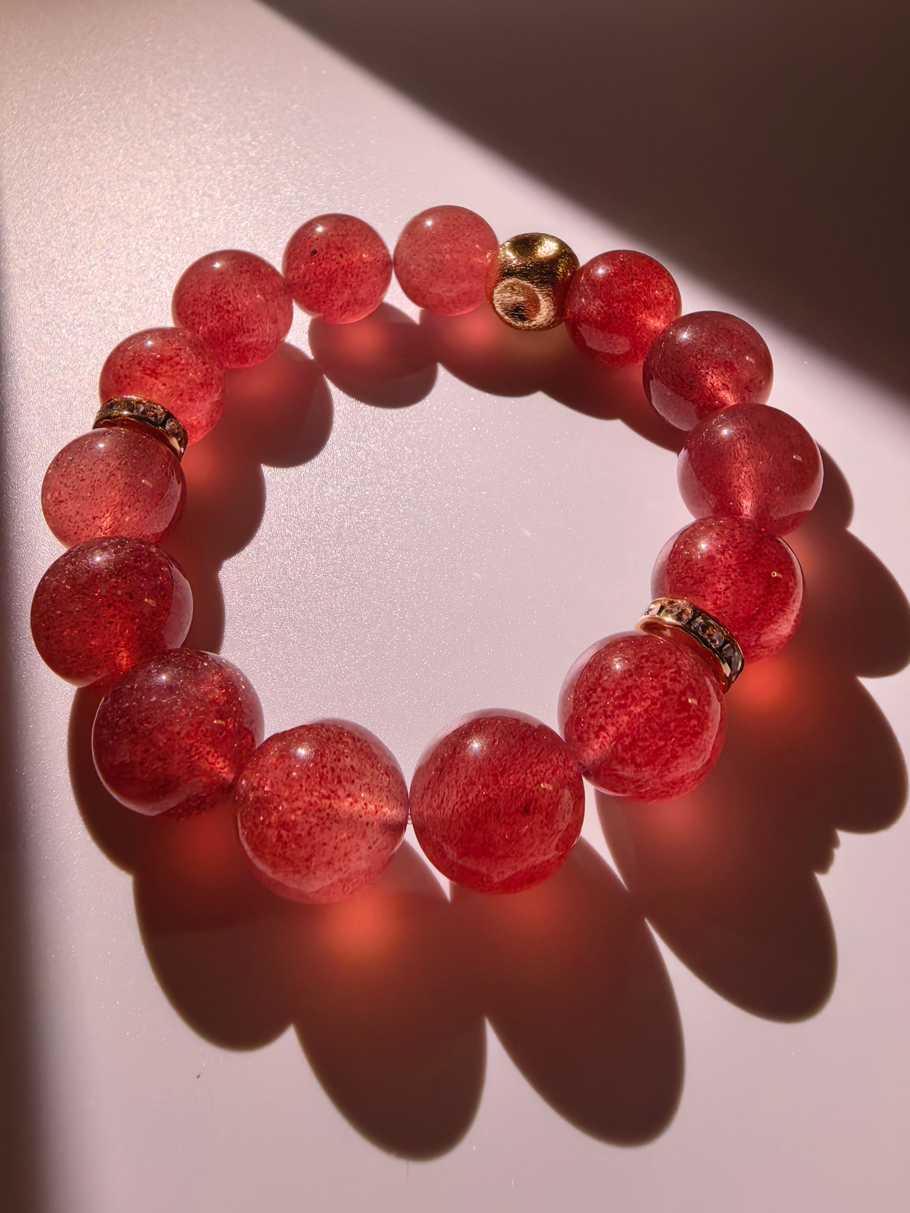 Starburst Strawberry Quartz