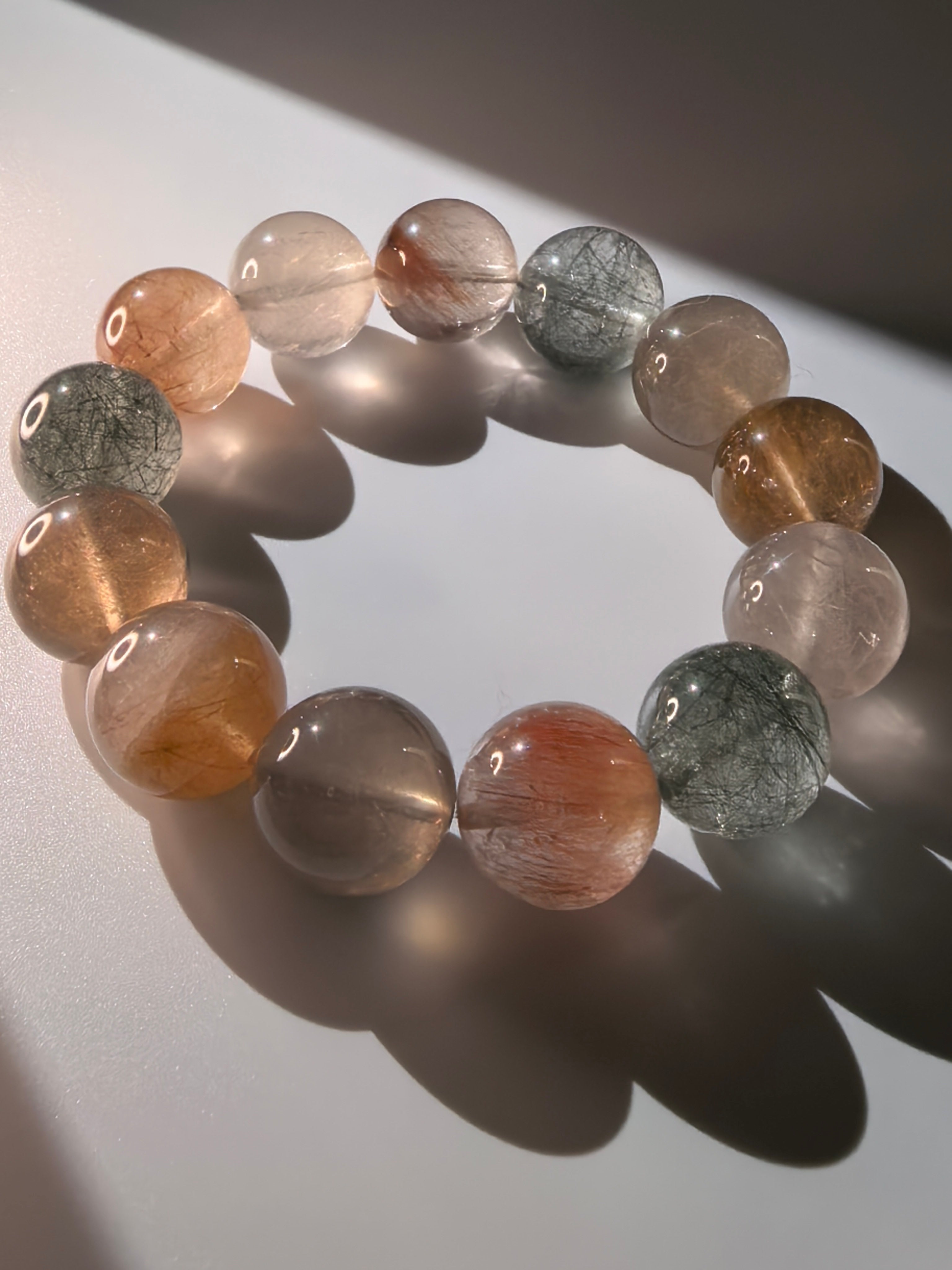 Icy Multicolor Rutilated Quartz