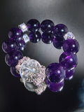 Uruguayan Amethyst & White Asai Quartz
