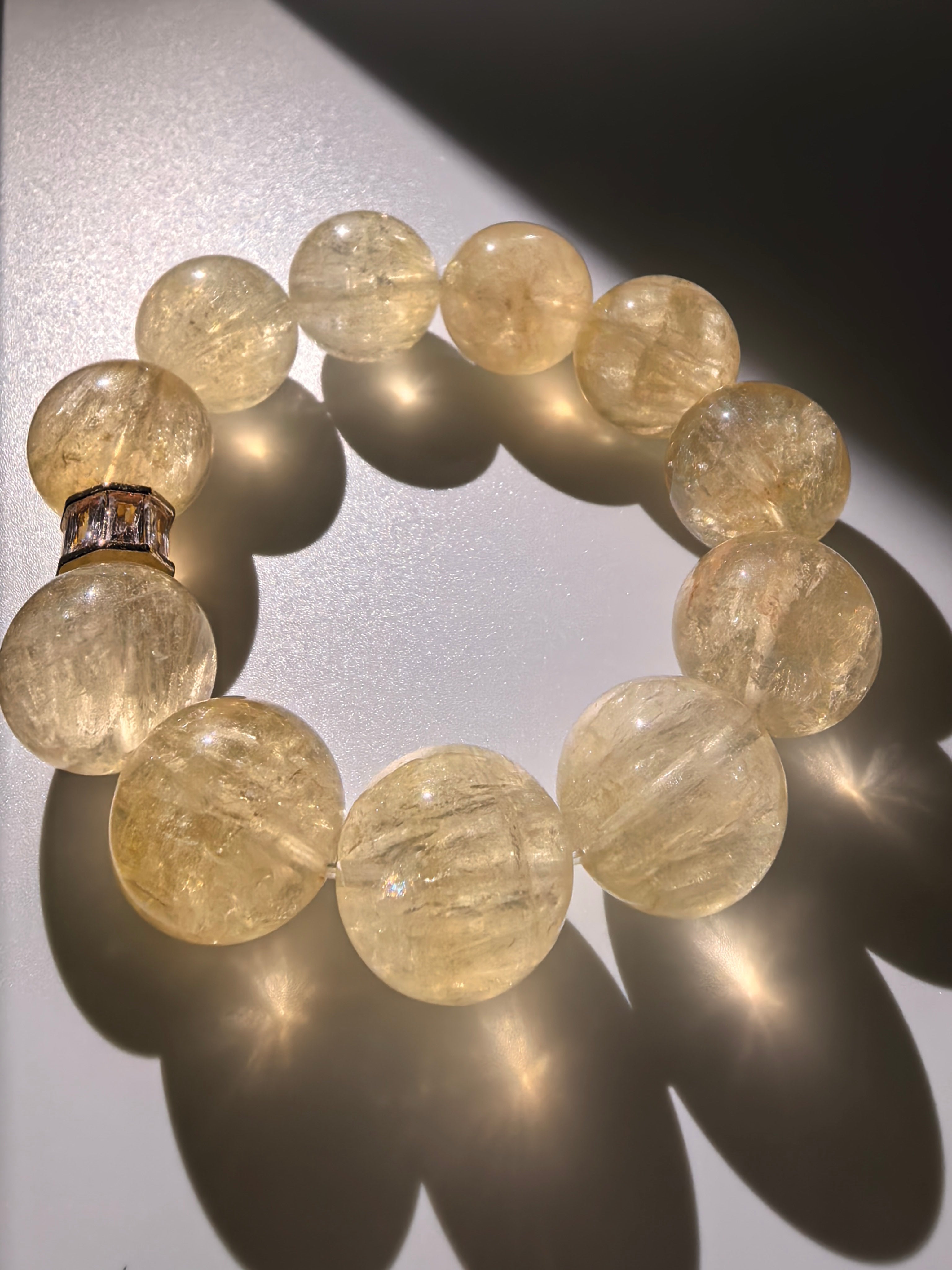 Silk Yellow Fluorite