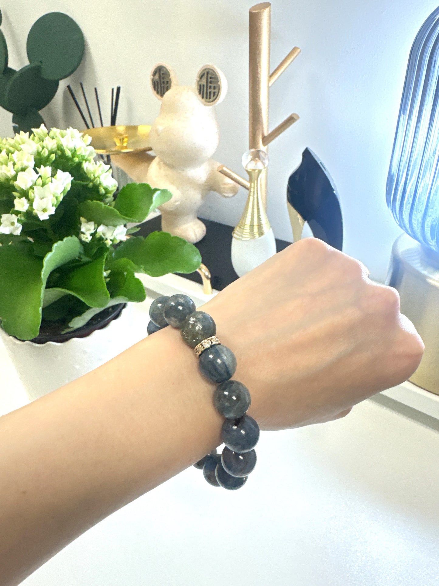 Dragon Scale Blue Crystal Bracelet