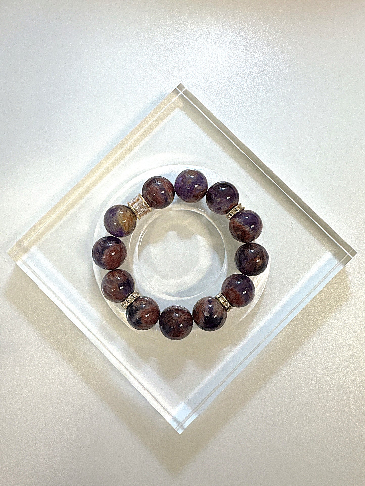 Full-Inclusion Purple Phantom Quartz